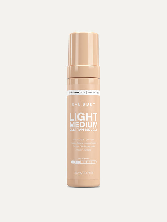 Light Medium Self Tanning Mousse