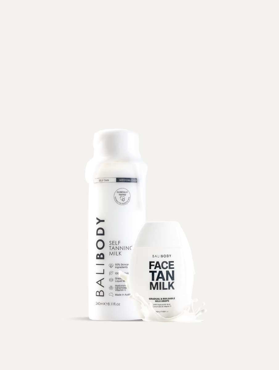 Face Tan Milk & Self Tan Body Milk Set