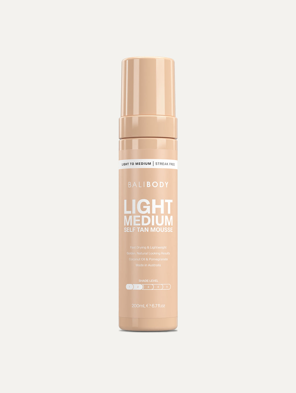 Light Medium Self Tanning Mousse