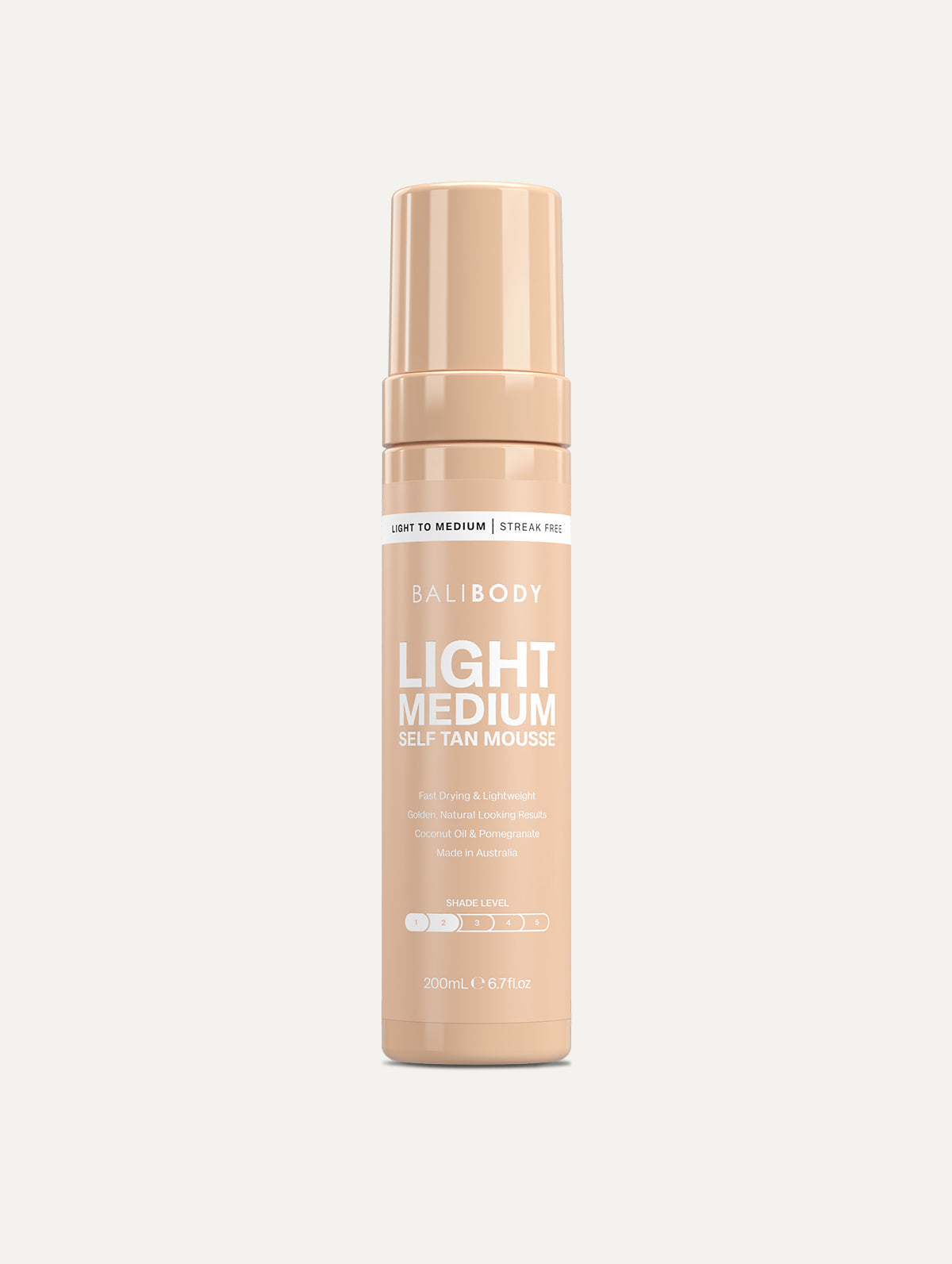Light Medium Self Tanning Mousse